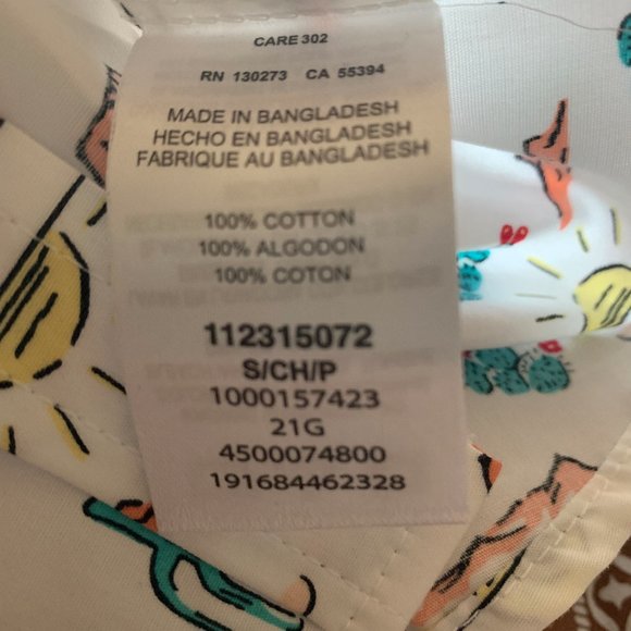 Wrangler Girls' Desert Print Short Sleeve Western Snap Shirt; Small - Picture 6 of 6